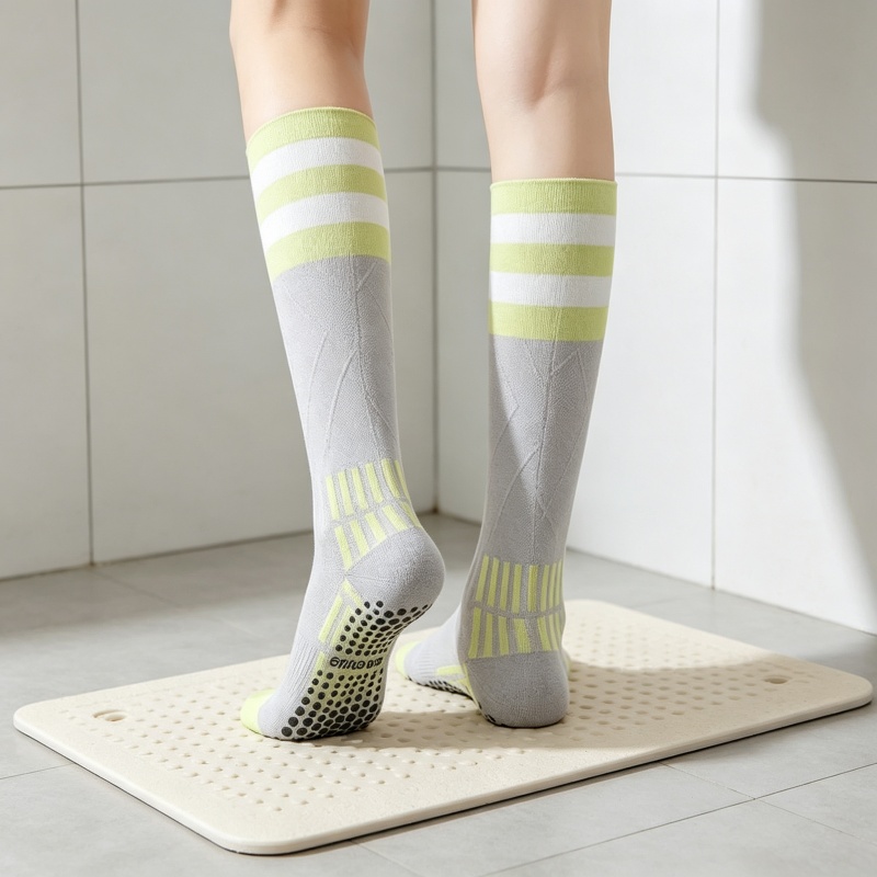 Women Knee High Yoga Socks, No - огляд і ціна Leg Home Gym Workout