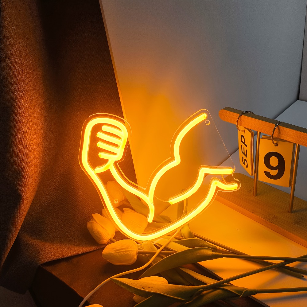 Fitness Motivation Light - Mus - огляд і ціна Home Gym Neon Sign