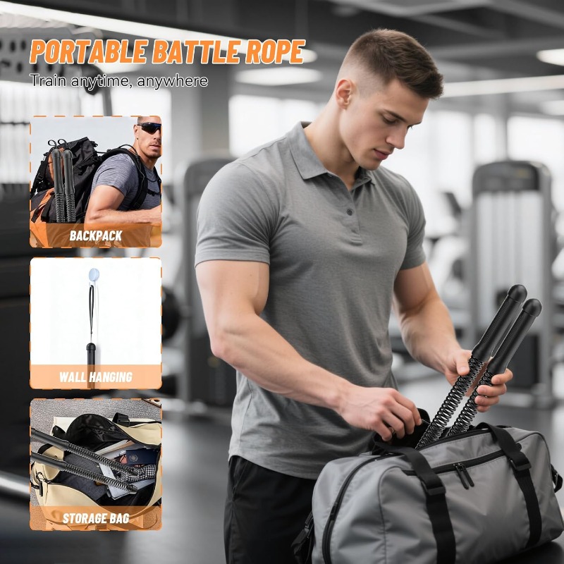 Wireless Swing Combat Rope, 2P - огляд і ціна Home Gym Equipment Set