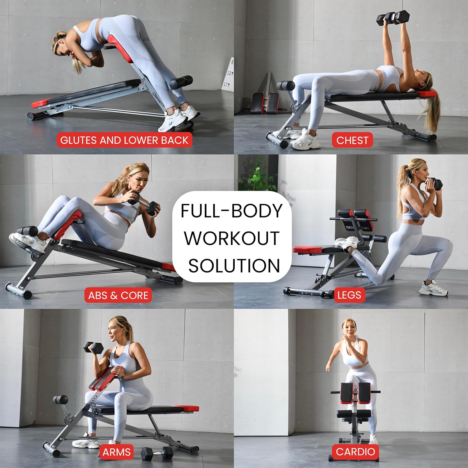 Multi-Functional Weight Bench  - огляд і ціна All In One Gym Home Equipment